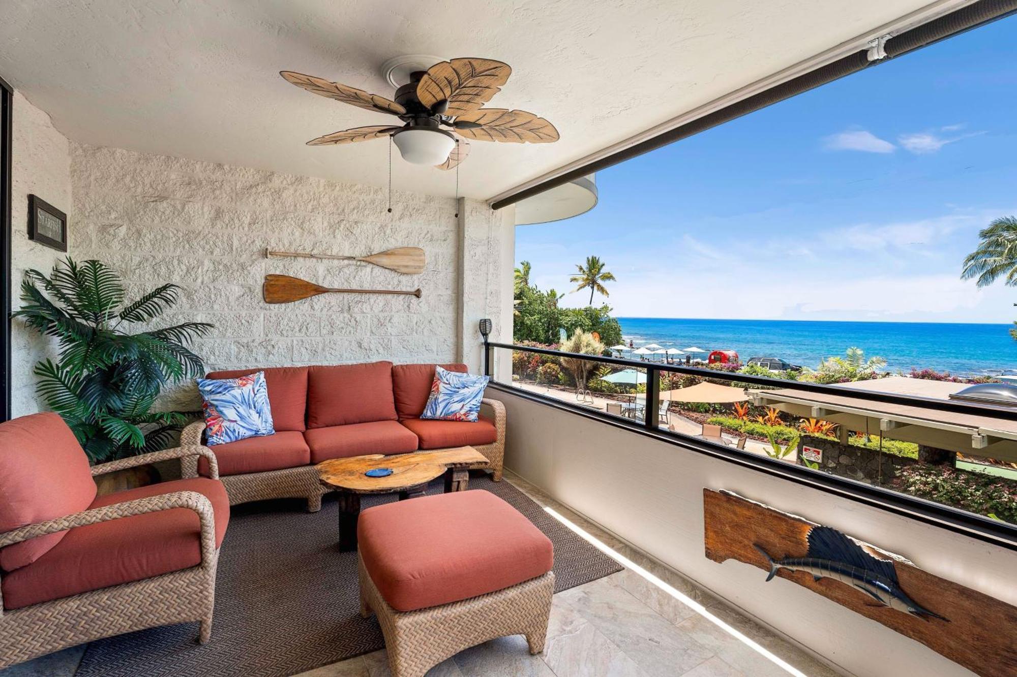 Direct Oceanview Paradise In A Luxury Condo 2B2B,Ac 凯路亚-科纳 外观 照片
